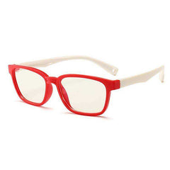 Aesthetic Bendable Anti-blue Light Silicone Children Optical Glasses