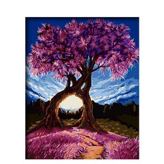 DIY Framed Painting Four Seasons Tree For Home Adults Room Decoration
