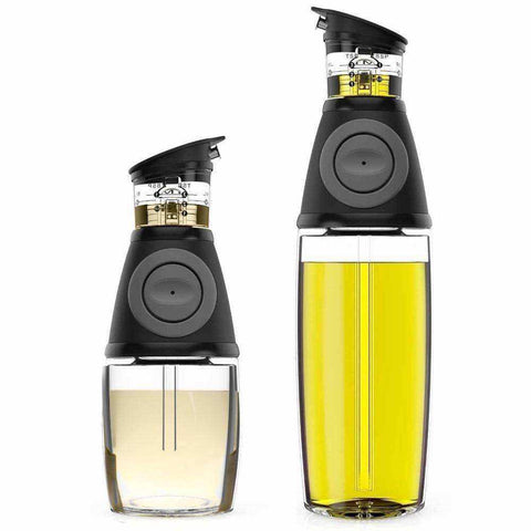 Image of Olive Oil Dispenser Bottle 2 Piece Glass Set