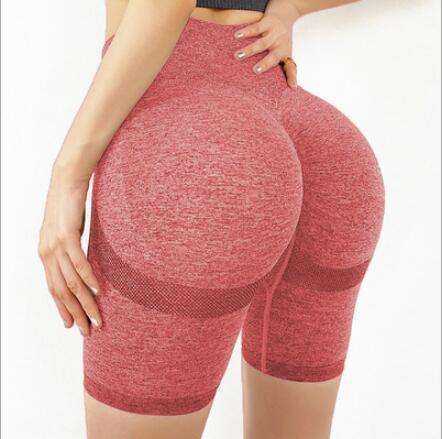 Image of Hip Push Up Women Slim Fit High Waist Fitness Yoga Workout Gym Sport Shorts