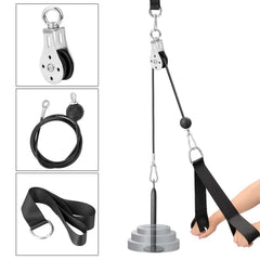 Bodybuilding Home Gym Training Pulley Cable Pushdown Equipment