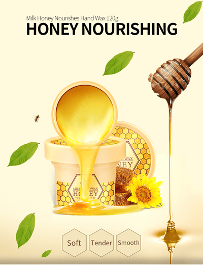 100% Natural Milk Honey Moisturizing Whitening Hand Mask