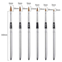 Aesthetic Nail Art Crystal Brush UV Gel Builder