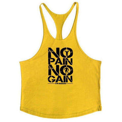 Men Anime Bodybuilding Cotton Stringer Tank Tops