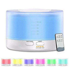 Aesthetic 7 Color LED Light Air Humidifier Cool Mist Aroma Oil Diffuser