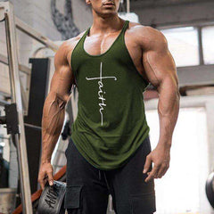 Men's Bodybuilding Tank Tops Gym Sleeveless Vest Shirts Plus Size