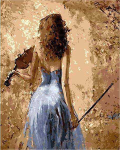 Ballet Dancer Hand Painted Oil Painting Canvas