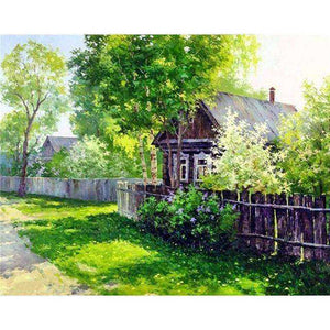 New Nature Scenery Paintings Full Square Landscape