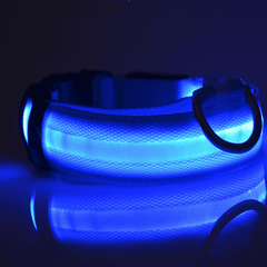 LED Dog Collar New USB Rechargeable 3 Modes