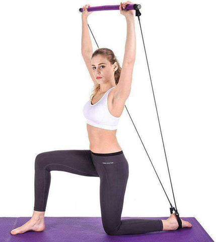 Image of Pilates Resistance Band Yoga Pull Rod
