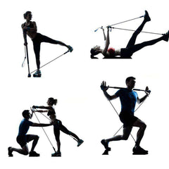 Pilates Resistance Band Yoga Pull Rod