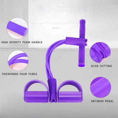 Pedal Ankle Pull Rope Abdominal Exerciser Home Gym Equipment