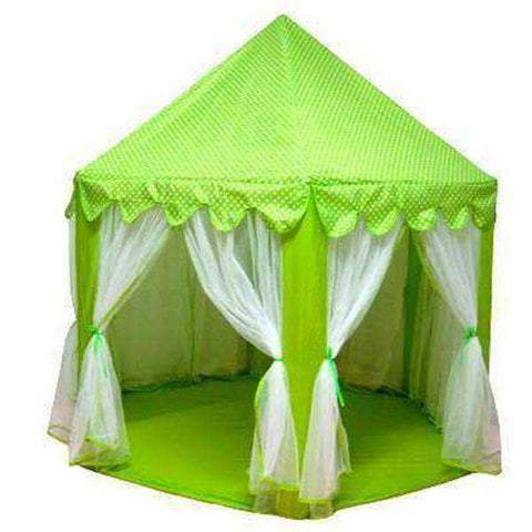 Image of Pink Portable Play Tent Princess Castle For Children