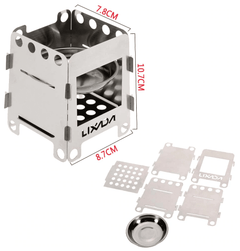 Portable Survival Stainless Steel Wood Stove