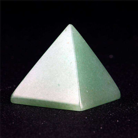 Image of Green Adventurine Awakening Crystal Pyramid Chakra Healing Reiki