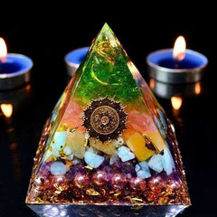 Ariel Aura Orgonite Awakening Crystal Pyramid