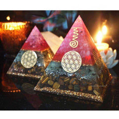 Aura High Frequency Energy Helping Love Business Awakening Orgonite Pyramid