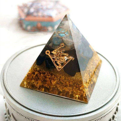 Image of Evil Spirits Repel Protection Awakening Orgonite Pyramid