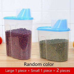 Food Storage Clear Container Set with Pour Lids