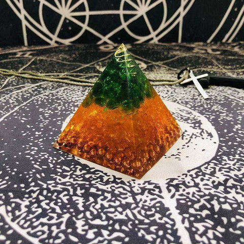 Image of Halloween Awakening Orgone Pyramid