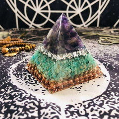 Overcome Difficulties Awakening Orgonite Pyramid