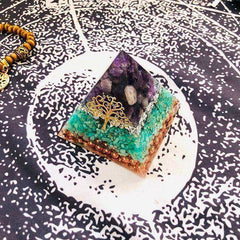 Overcome Difficulties Awakening Orgonite Pyramid