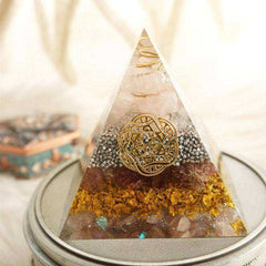 Magnetic Field Converter Orgonite Crystal Pyramid