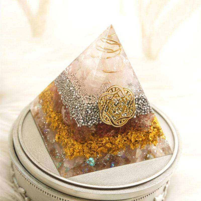 Magnetic Field Converter Orgonite Crystal Pyramid