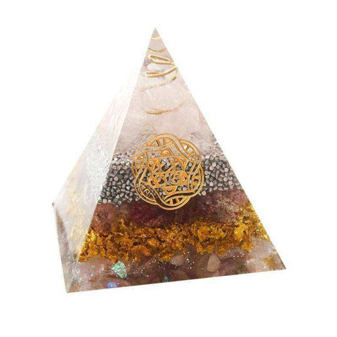 Image of Magnetic Field Converter Orgonite Crystal Pyramid