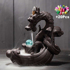 Awakening Dragon Incense Burner & Crystal Ball