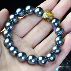 Black Tourmaline Awakening Orgonite Reiki Crystal Bracelet For Women