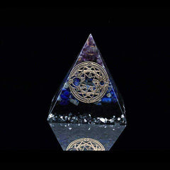 Amethyst Reiki Awakening Orgonite Crystal Pyramid