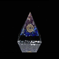 Amethyst Reiki Awakening Orgonite Crystal Pyramid