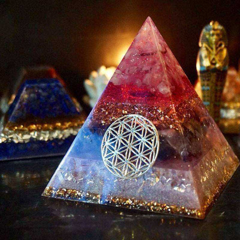 Image of Orion/Ogan Energy Orgone Crystal Pyramid