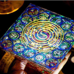 Unique Spiritual High Frequency Energy Awakening Orgonite Crystal Pyramid (13.5cm)