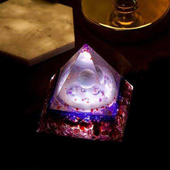 Marriage Good Luck Awakening Orgonite Crystal Pyramid (8.5cm)