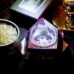 Marriage Good Luck Awakening Orgonite Crystal Pyramid (8.5cm)