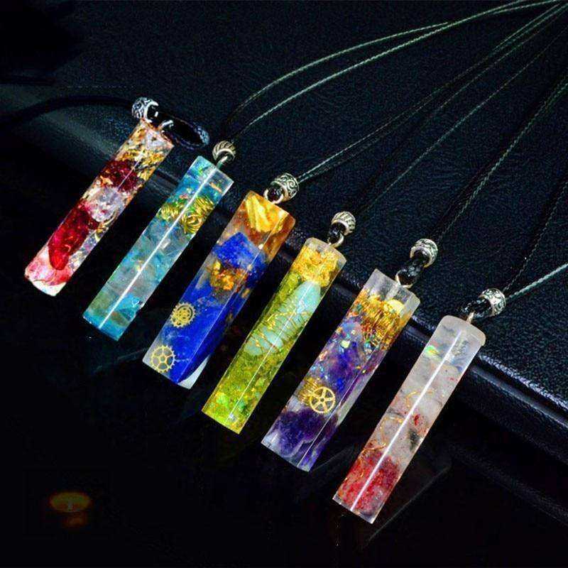 Natural Crystal Awakening Orgone Crystal Necklace