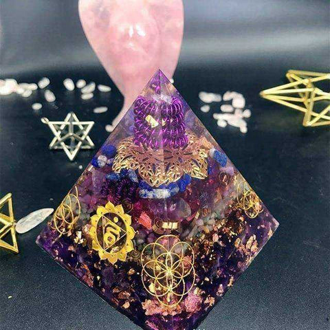 Image of Wisdom Awakening Orgonite Pyramid