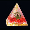 Mediation Awakening Orgonite Reiki Red Agate Crystal Pyramid