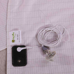 White Grounded Earthing Sheet Set Emf Protection
