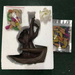 Peaceful Awakening Prayer Backflow Incense Burner