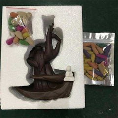 Peaceful Awakening Prayer Backflow Incense Burner