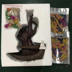 Peaceful Awakening Prayer Backflow Incense Burner