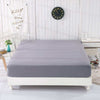 Grounded Earthing Emf Protection Fitted Sheet Gray