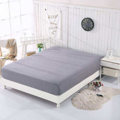 Grounded Earthing Emf Protection Fitted Sheet Gray