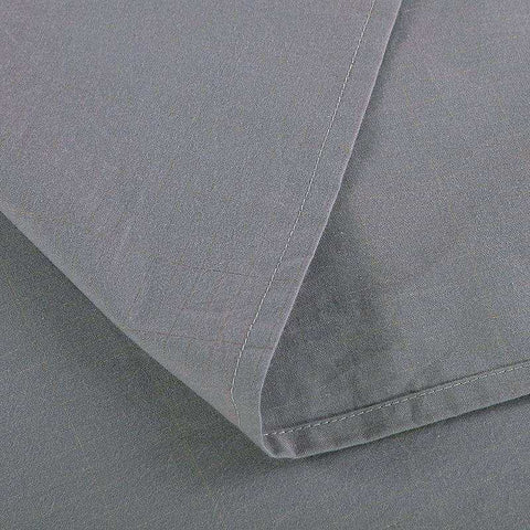 Image of Grounded Earthing Emf Protection Fitted Sheet Gray