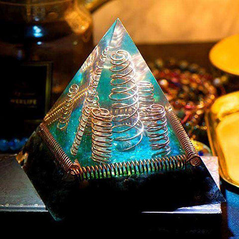 Image of Energy Awakening Orgone Crystal Pyramid