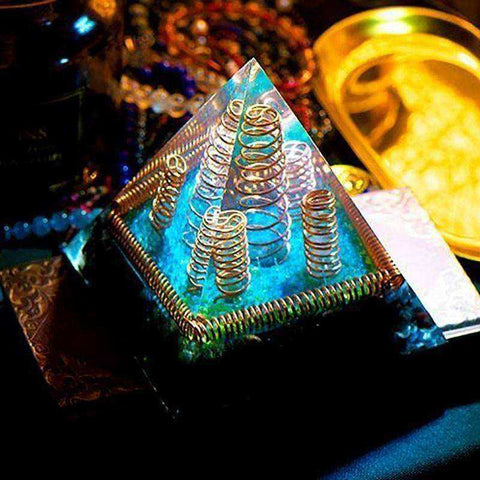 Image of Energy Awakening Orgone Crystal Pyramid