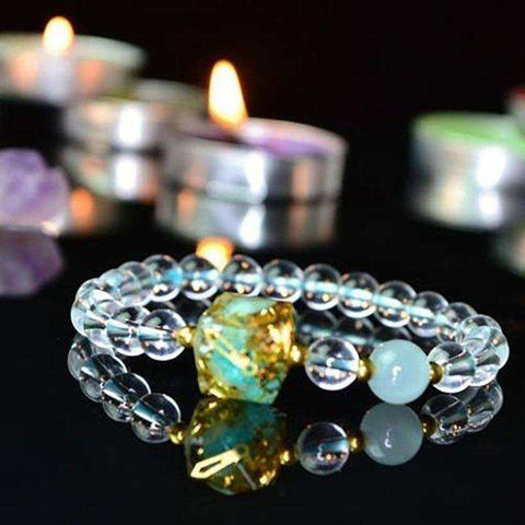 Image of Eliminate Negative Energy Awakening Orgonite Reiki Crystal Bracelet For Women
